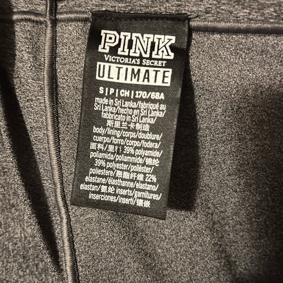 EUC VS PINK leggings grey/black size small - Picture 6 of 6